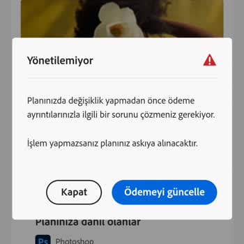 Adobe Fatura Sorunu Ve İptal Edememe