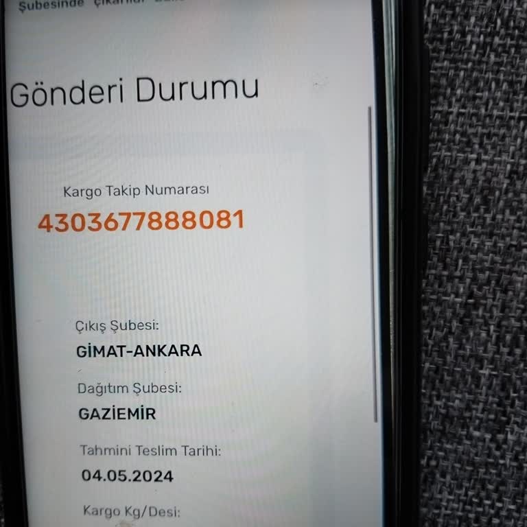 Aras Kargo Yapılmayan Kargo Teslimatı