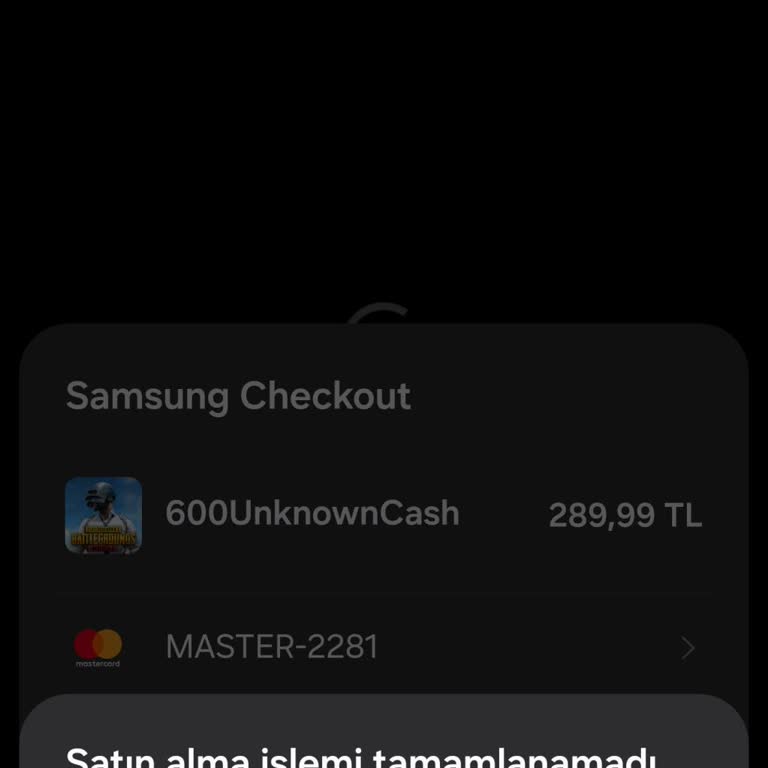 Samsung Telefon Galaxy Store Satın Alma Problemi