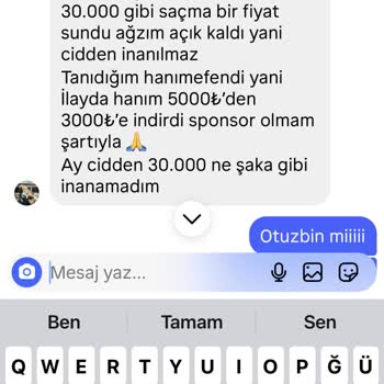 Herevebirpaticik (Instagram) Yanılttı