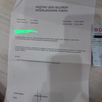 Yeşil Kundura Kaliteli Markadan Beklenmeyen Ürün Sorunu