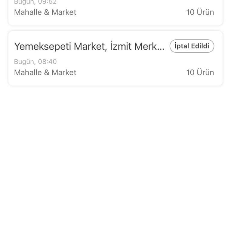 Yemek Sepeti Siparişi Getirmeme Sorunu
