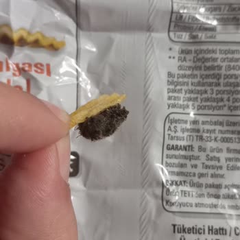 Ruffles Cipse Yapışık Yabancı Madde