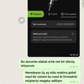 Dyson Ürün İadesi Müşteri Mağduriyeti