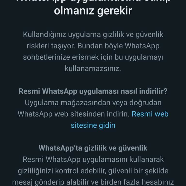 Xiaomi WhatsApp Giriş Yapamıyorum