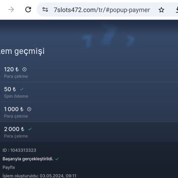 7slots Ödeme Yapılmadı Ödeme Seçenekleri Kalktı