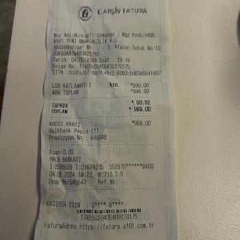 A101 Kılıfsız Sandalyeyi Taksit Seçeneği Var Deyip Peşin Satıyor