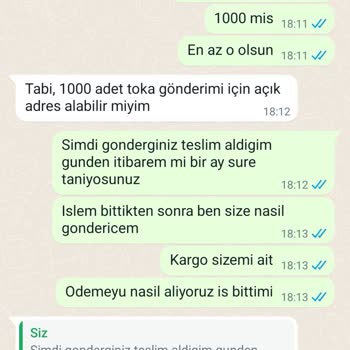 Yazar Ambalaj Şikayet Bilgilendirme Fatma