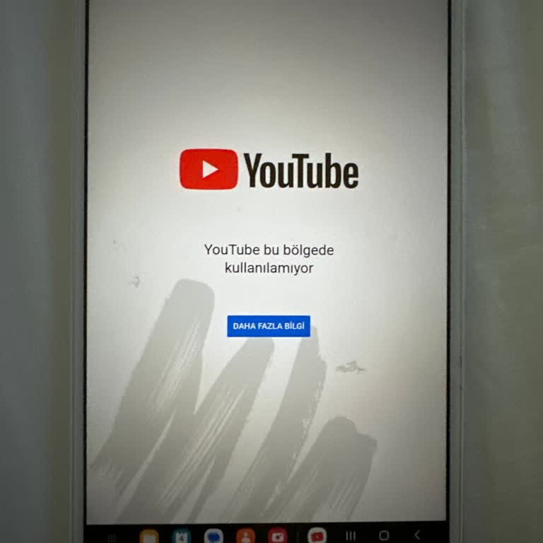 Samsung TAB A7 Lite Youtube.com Sorunu