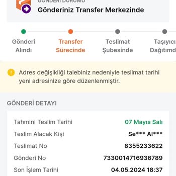 Trendyol Express Trendyol Kargo Teslimat Tarihi Değişikliği