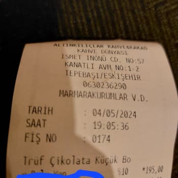 Eskişehir Kanatlı Avm Kahve Dünyası Şubesinin İlgisiz Ve Sorumsuzluğu!