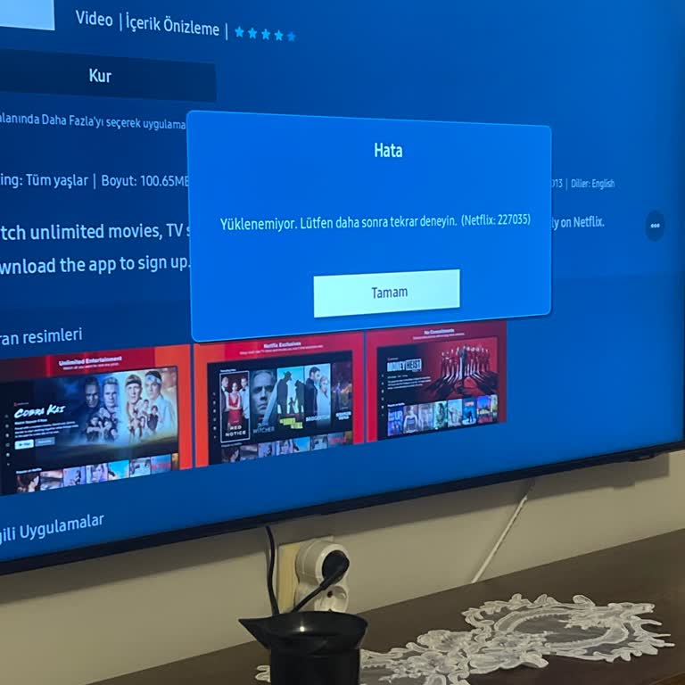 Samsung TV Kurulum Yapmıyor