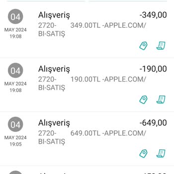 Param Çalındı Apple. Com Bıll Tarafından...