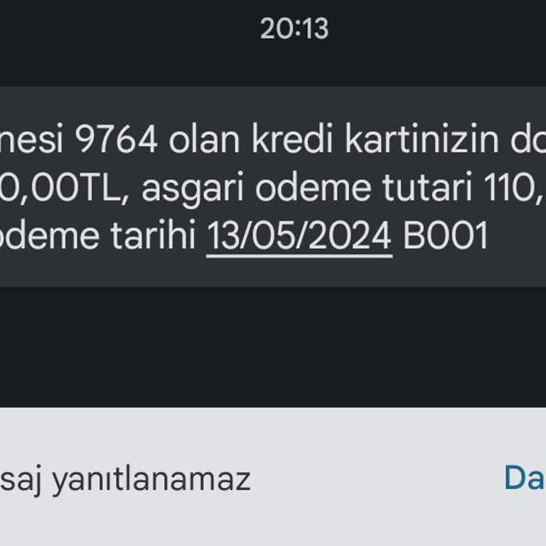 Ziraat Bankası Ziraat Genç Kart Harcama Yapmamama Rağmen Kredi Kartı Borcu Gözüküyor