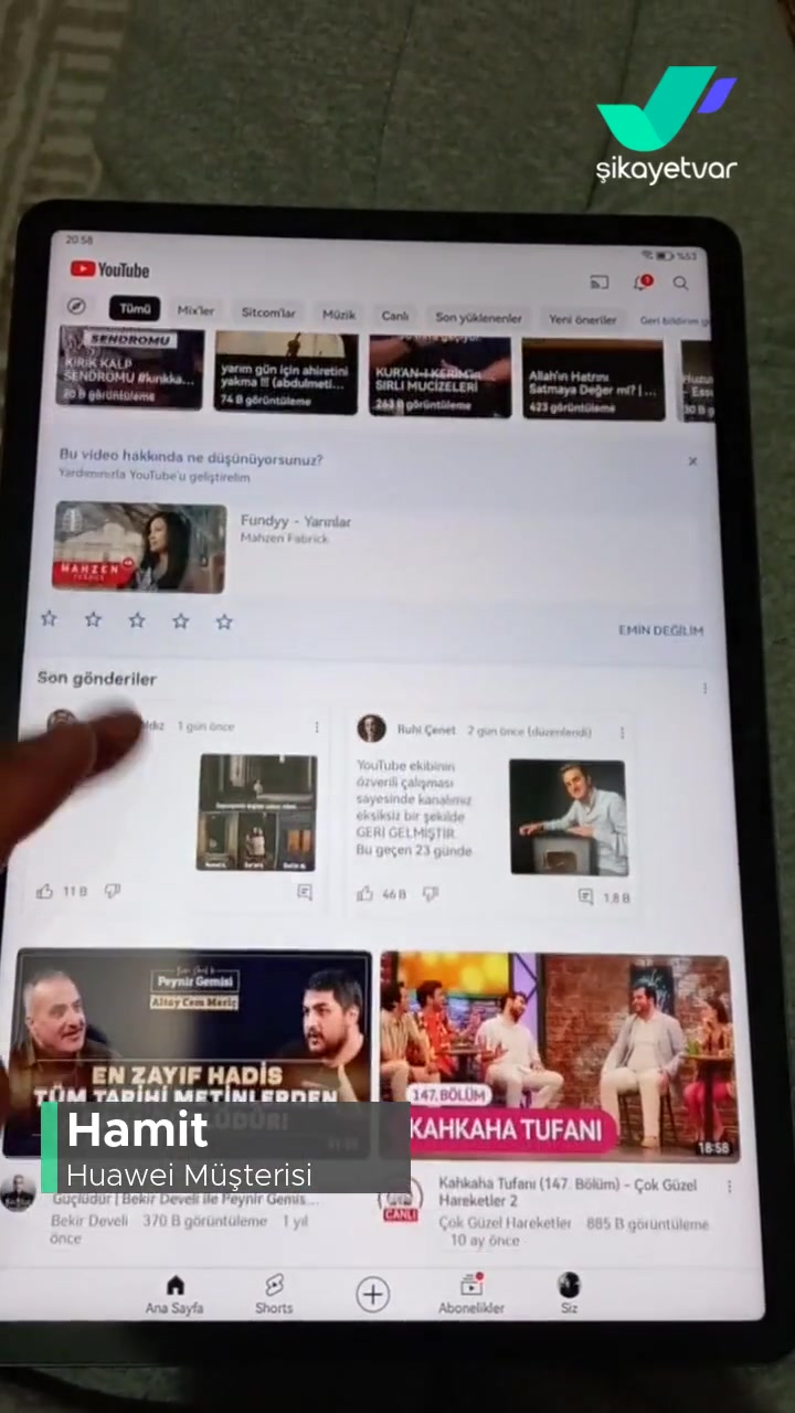 Huawei 11.5 Matepad Kullanım Sorunu videonun kapak resmi