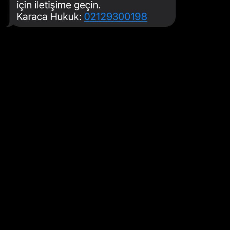 KARACA HUKUK (SMS) Haksız Yere Ceza İddiasına Karşı Tavır!