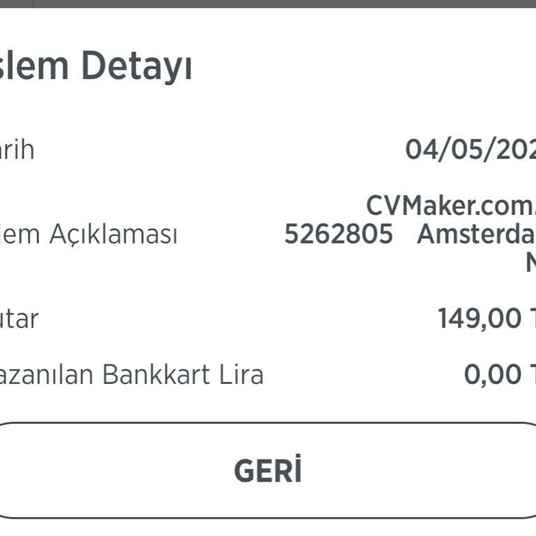 Cvmaker.com.tr İzinsiz Para Çekimi