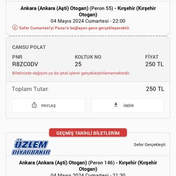 Ali Osman Ulusoy 46 Dakika Rötar Yaptı, Biletim Yandı