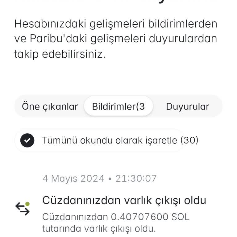 Paribu'dan Solana Transferim Gecikiyor - Yardım Bekliyorum!