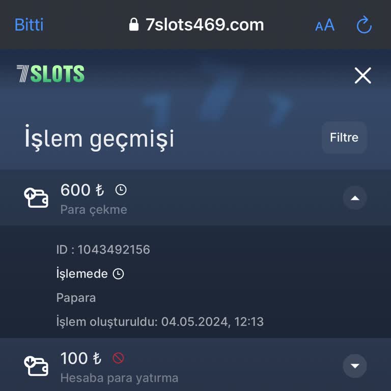7Slots Hesabıma Para Yatmadı Ve İşlemede Gözüküyor