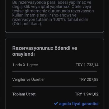 Agoda.com.tr Adlı Turizm Sitesinden Şikayetçiyim