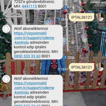Vizyonmobil A. Ş. Kendi Yaptığı Aboneliği İptal Etmiyor.