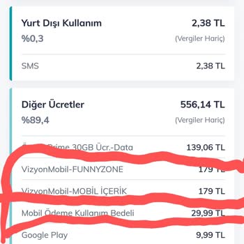 Vizyonmobil A. Ş. Kendi Yaptığı Aboneliği İptal Etmiyor.
