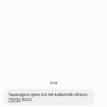 Turkcell Tek Kullanımlık Şifre