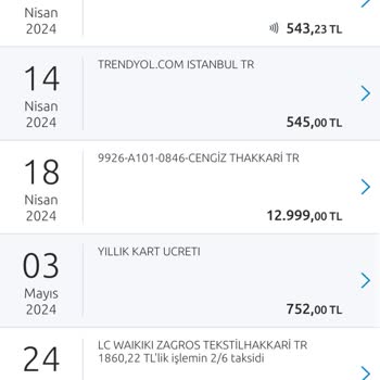 Yapı Kredi Yıllık Kart Ücreti