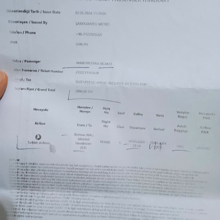 THY Biletimiz Olmasına Rağmen Uçağa Almadılar