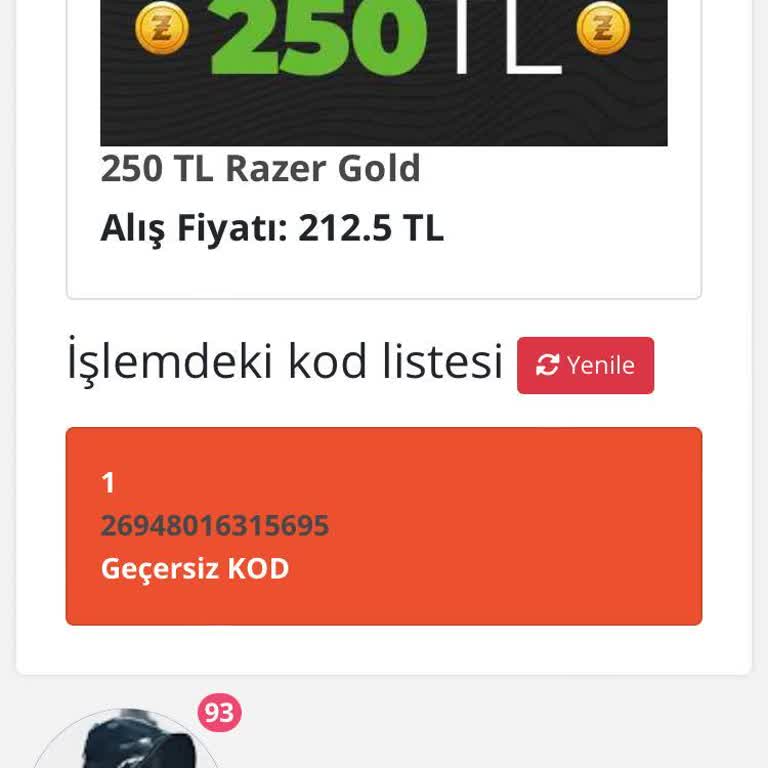 Hopi Ef Digital 250 Razer Kullanılmış Çıktı Zarardayım