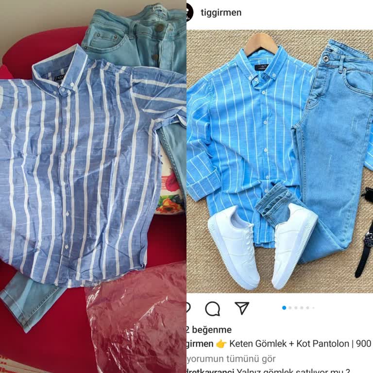 Tiggirmen (Instagram) Yanlış Başka Ürün Gönderiyorlar