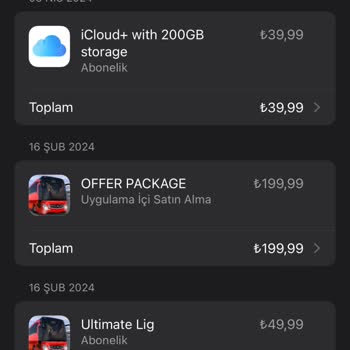 Apple İşlem Dışı İtunes Para Kesme