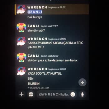 Discord Çeteleri Oluşmuş Şikayet Var Müşteri Hizmetleri Yok.