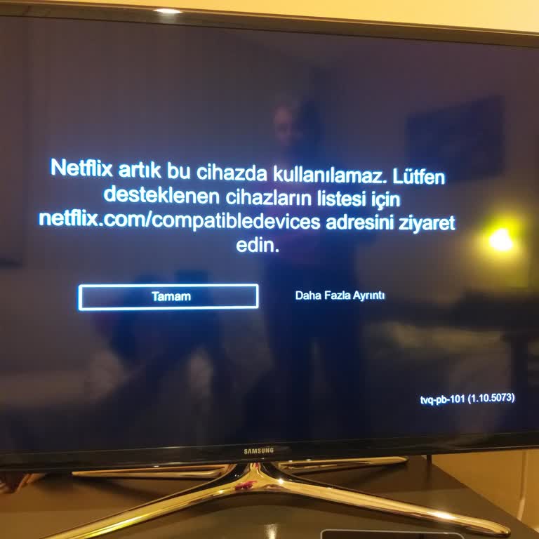 Samsung TV'de Aniden Duran Netflix Uygulaması Mağduriyeti