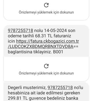 CK Boğaziçi Elektrik Para İadesi Sorunu