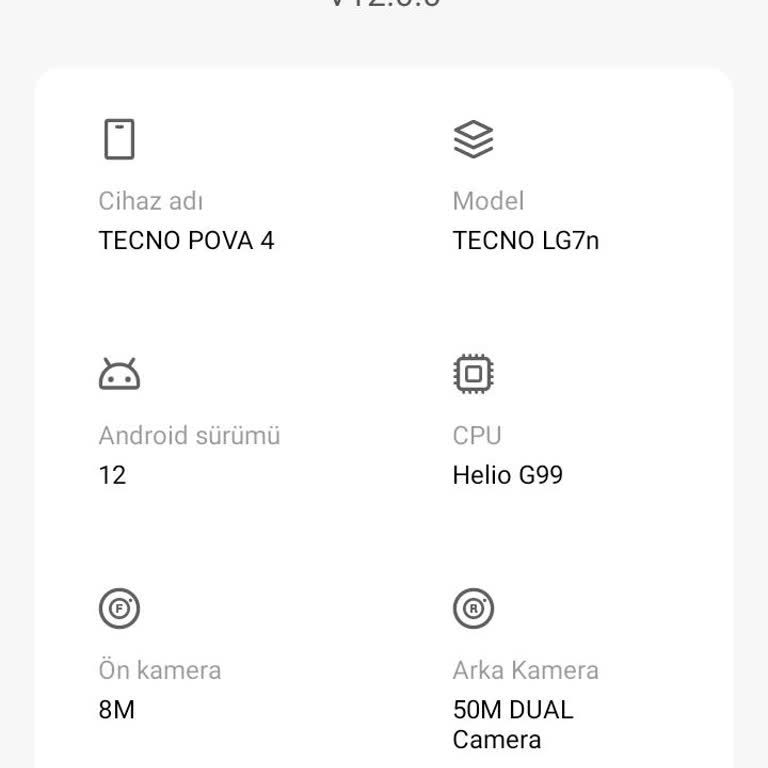 Tecno Mobile Android Sürümü Yükselmesi