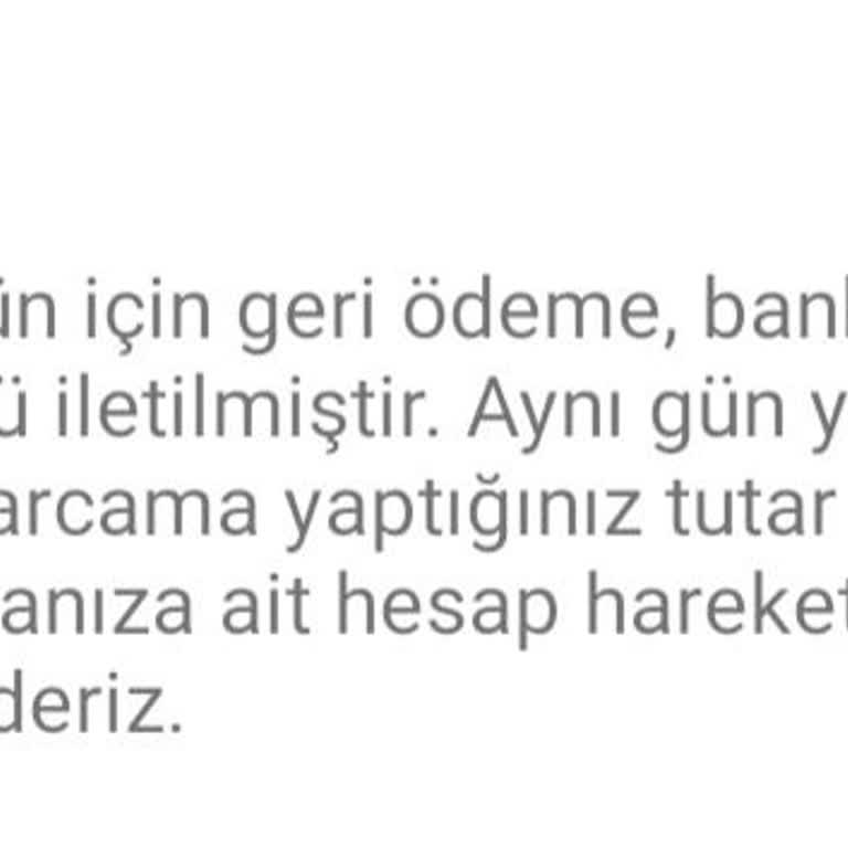 Trendyol Ücret İadesi Gerçekleşmedi