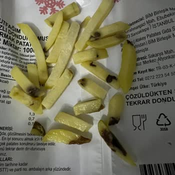 BİM Mutfağım Patatesi Çürük Şikayeti