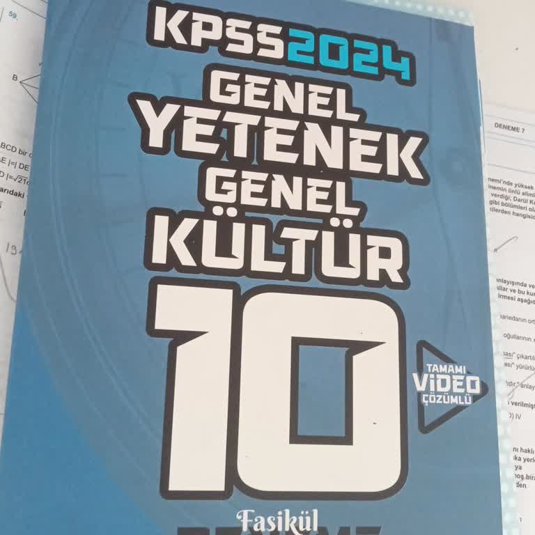 CBA Akademi Deneme Video Çözümü Yok