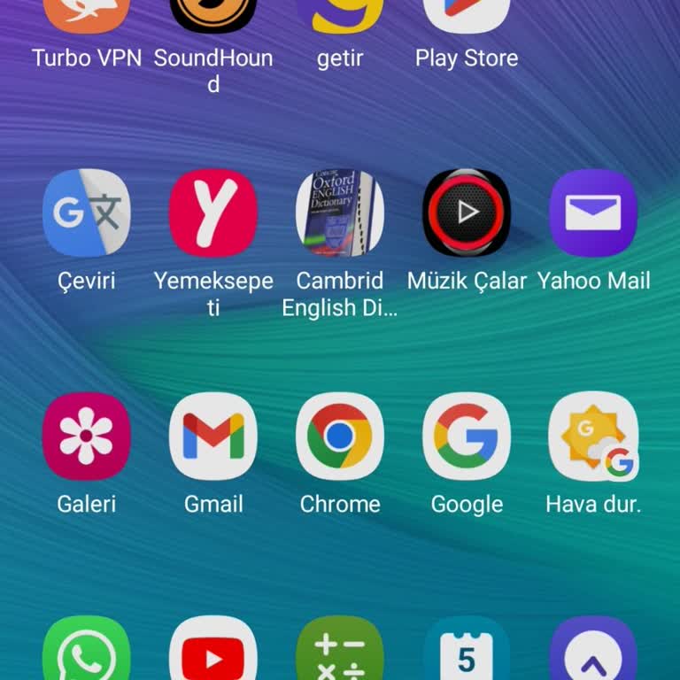 Samsung A71 Ekranda Beliren Notlar