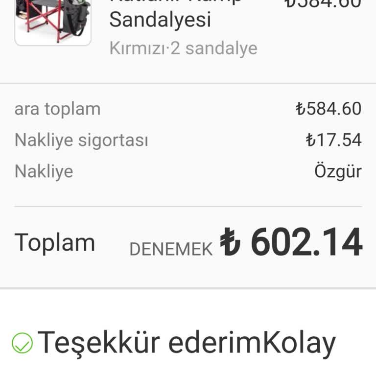 Asttud.com'dan Sandalye Alışverişi Hayal Kırıklığı