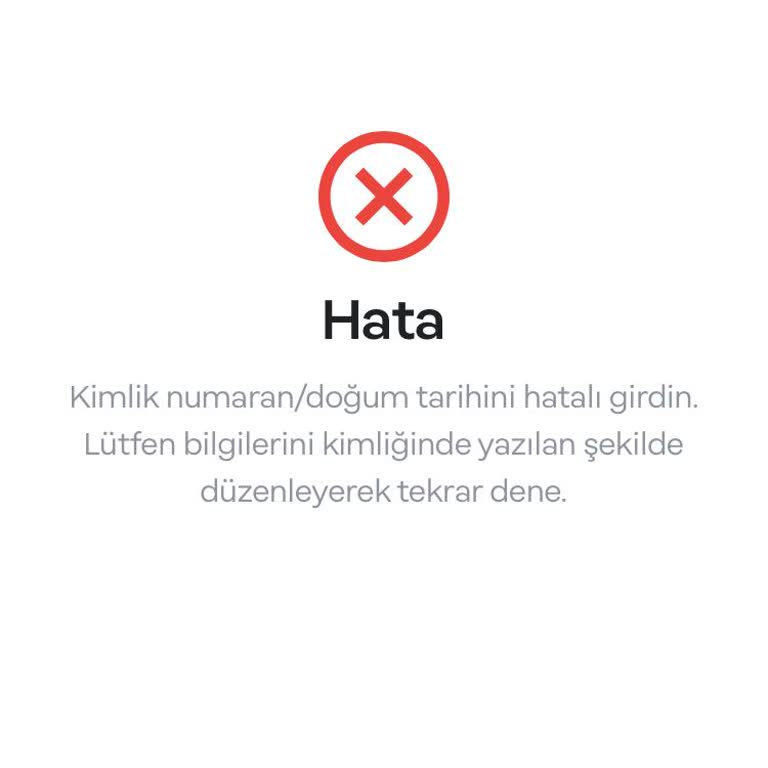 Papara Kimlik Numara, Doğum Tarihi Sorunu