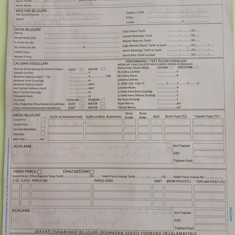 Daikin Kombi Ve Yetkili Servis Sorunu