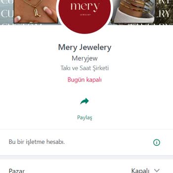 Meryjew Adlı Instagram Takı Sayfası Ürünleri Göndermiyor