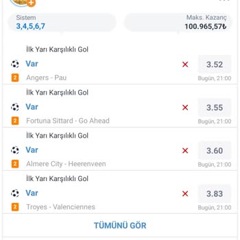 Tuttur Fransa Lig 2 Troyes Maçı