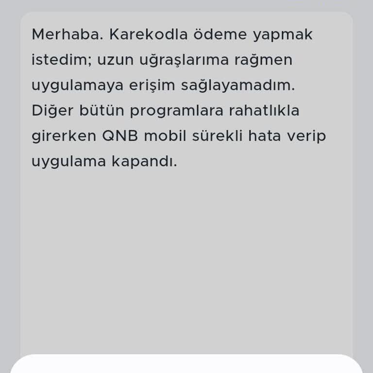 QNB Finansbank'a Erişim Sağlayamıyorum