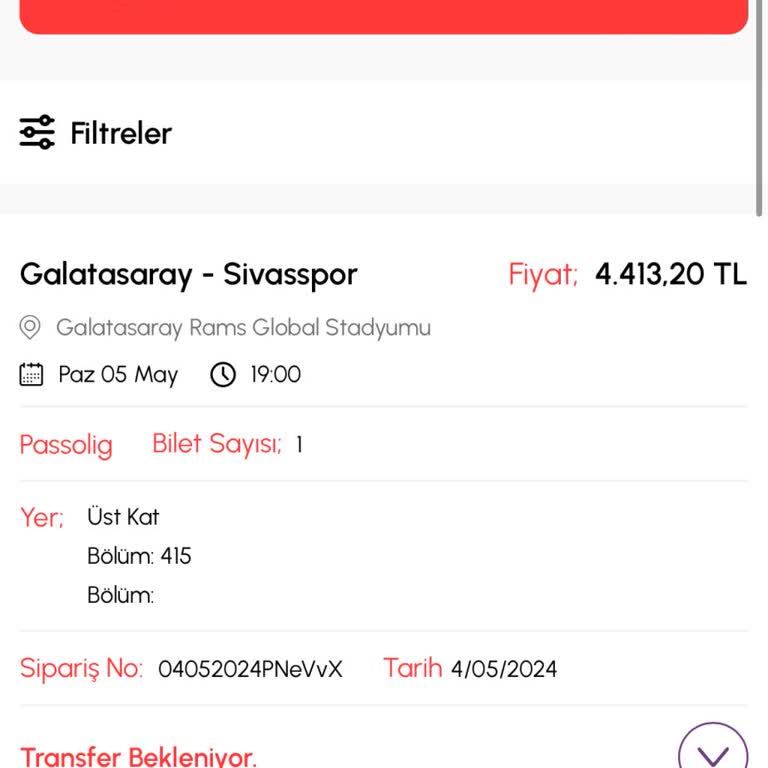 Galatasaray Sivasspor Bilet Transfer Edilmiyor Biletalsat