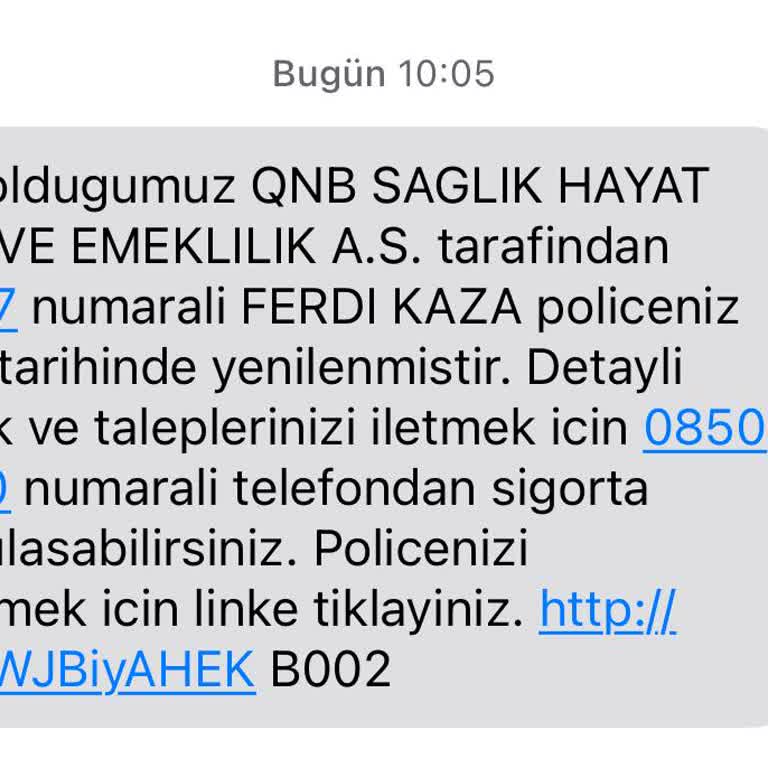 QNB Sigorta, İznim Veya Talebim Olmadan Sigorta Poliçesi Düzenlemiş.
