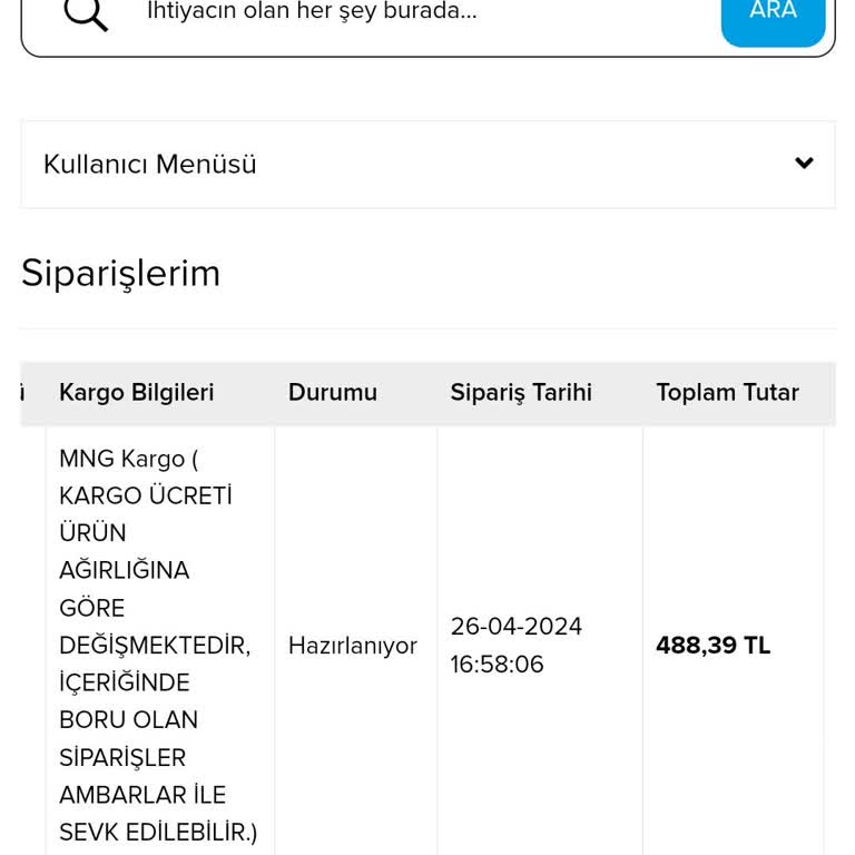 Pimtaş Plastik Pimtaş A. Ş 12 Parça Ürünü Gönderemiyor...